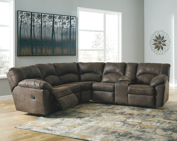 Tambo Signature Design by Ashley 2-Piece Reclining Sectional