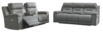 Trampton Signature Design Contemporary 2-Piece Living Room Set