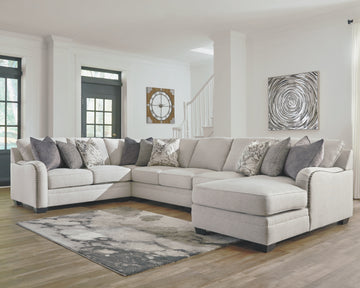 Dellara Benchcraft 5-Piece Sectional with Chaise