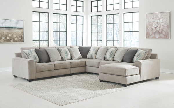 Ardsley Benchcraft 5-Piece Sectional with Chaise