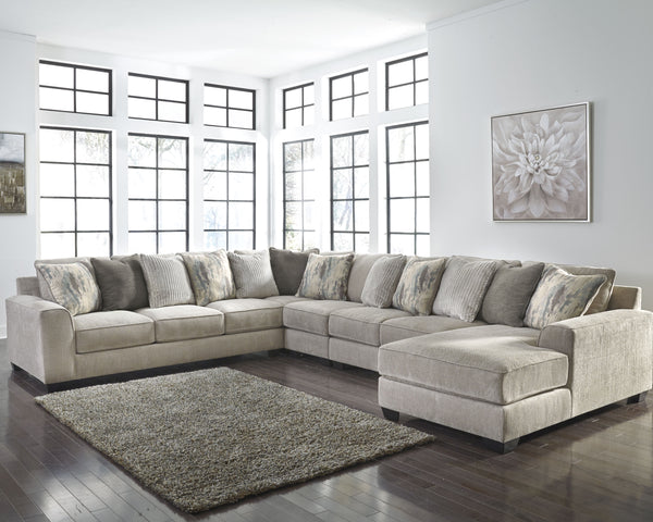 Ardsley Benchcraft 5-Piece Sectional with Chaise