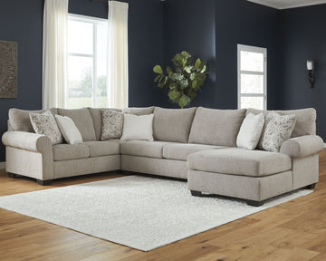 Baranello Benchcraft 3-Piece Sectional with Chaise