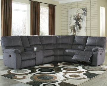 Urbino Signature Design by Ashley 3-Piece Reclining Sectional