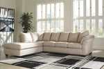 Darcy Signature Design by Ashley 2-Piece Sectional with Chaise