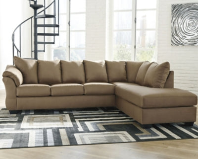 Darcy Signature Design by Ashley 2-Piece Sectional with Chaise