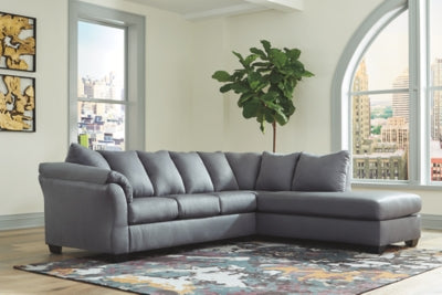 Darcy Signature Design by Ashley 2-Piece Sectional with Chaise