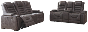 Cave Warrior Millennium Contemporary 2-Piece Living Room Set