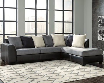 Jacurso Signature Design by Ashley 2-Piece Sectional with Chaise