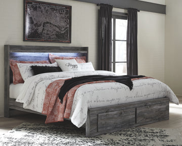 Baystorm Signature Design by Ashley Bed with 2 Storage Drawers