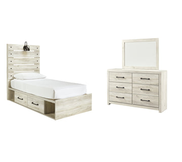 Cambeck Signature Design 5-Piece Youth Bedroom Set with 2 Storage Drawers