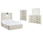 Cambeck Signature Design 6-Piece Youth Bedroom Set with 2 Storage Drawers