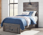 Drystan Signature Design by Ashley Bed with Storage Drawer