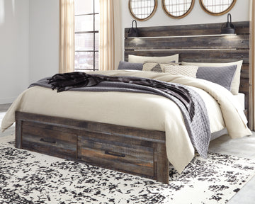 Drystan Signature Design by Ashley Bed with Storage Drawer