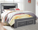 Lodanna Signature Design by Ashley Bed with 2 Storage Drawers