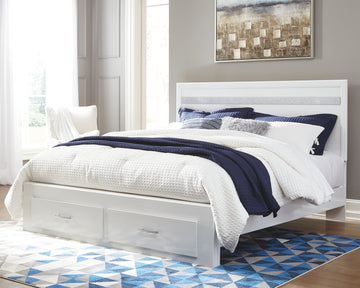 Jallory Signature Design by Ashley Bed with 2 Storage Drawers