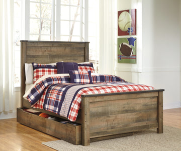 Trinell Signature Design by Ashley Bed with Storage Drawer