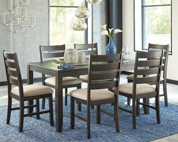 Rokane Signature Design by Ashley Dining Table Set of 7