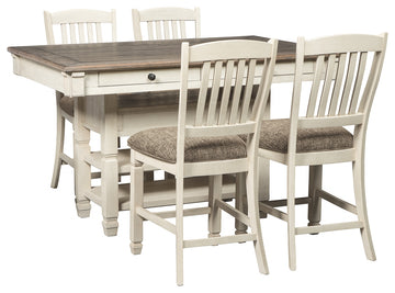 Bolanburg Signature Design Counter Height 5-Piece Dining Room Set