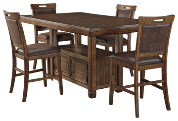 Royard Ashley Counter Height 5-Piece Dining Room Set