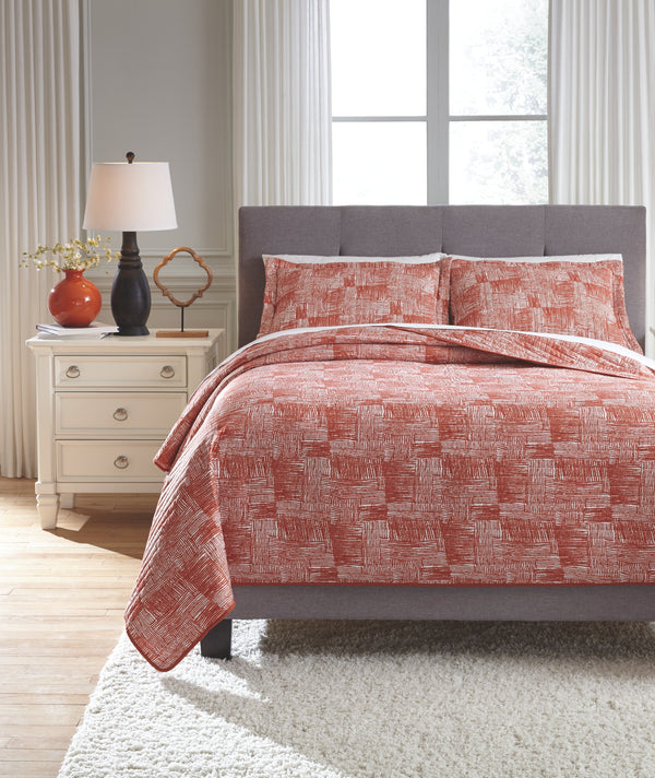 Jabesh Signature Design by Ashley Quilt Set King