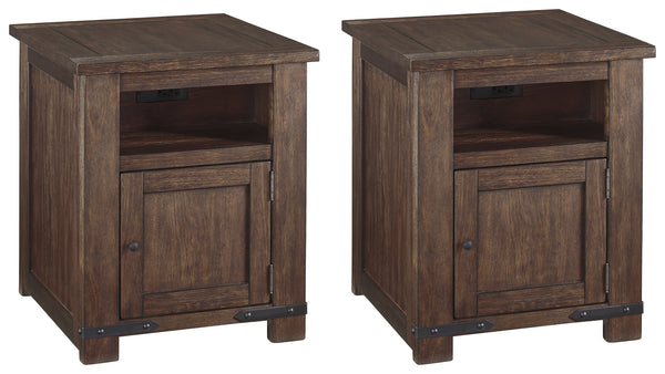 Budmore Signature Design 2-Piece End Table Set