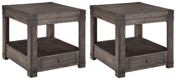 Burladen Signature Design 2-Piece End Table Set