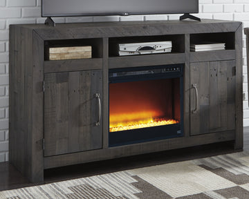 Mayflyn Signature Design by Ashley TV Stgand with Fireplace